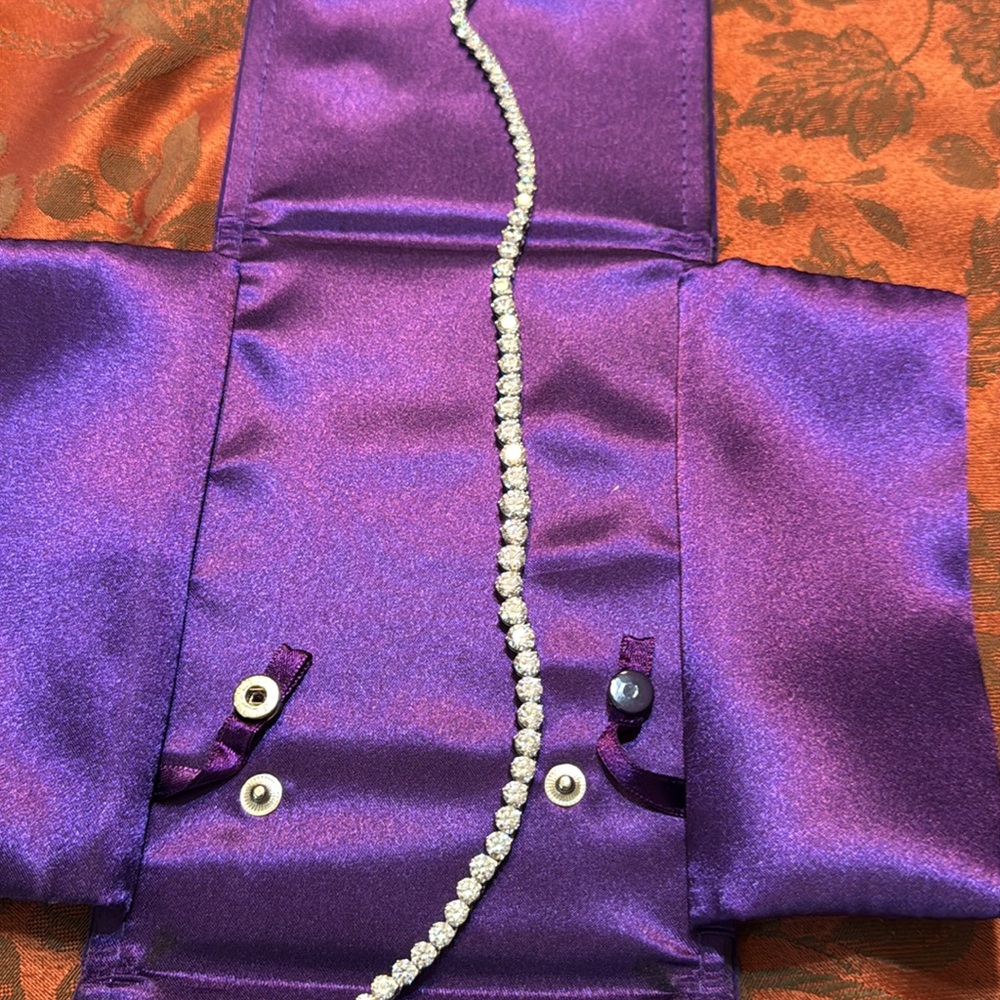 NWT 16” Swarovski Silver Crystal Necklace - Picture 7 of 12